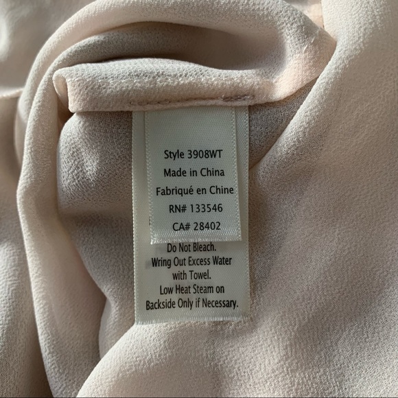 ECRU 100% Silk Brown Pink Polka Dot Sleeveless Blouse Size XS Tank Top - Picture 6 of 7